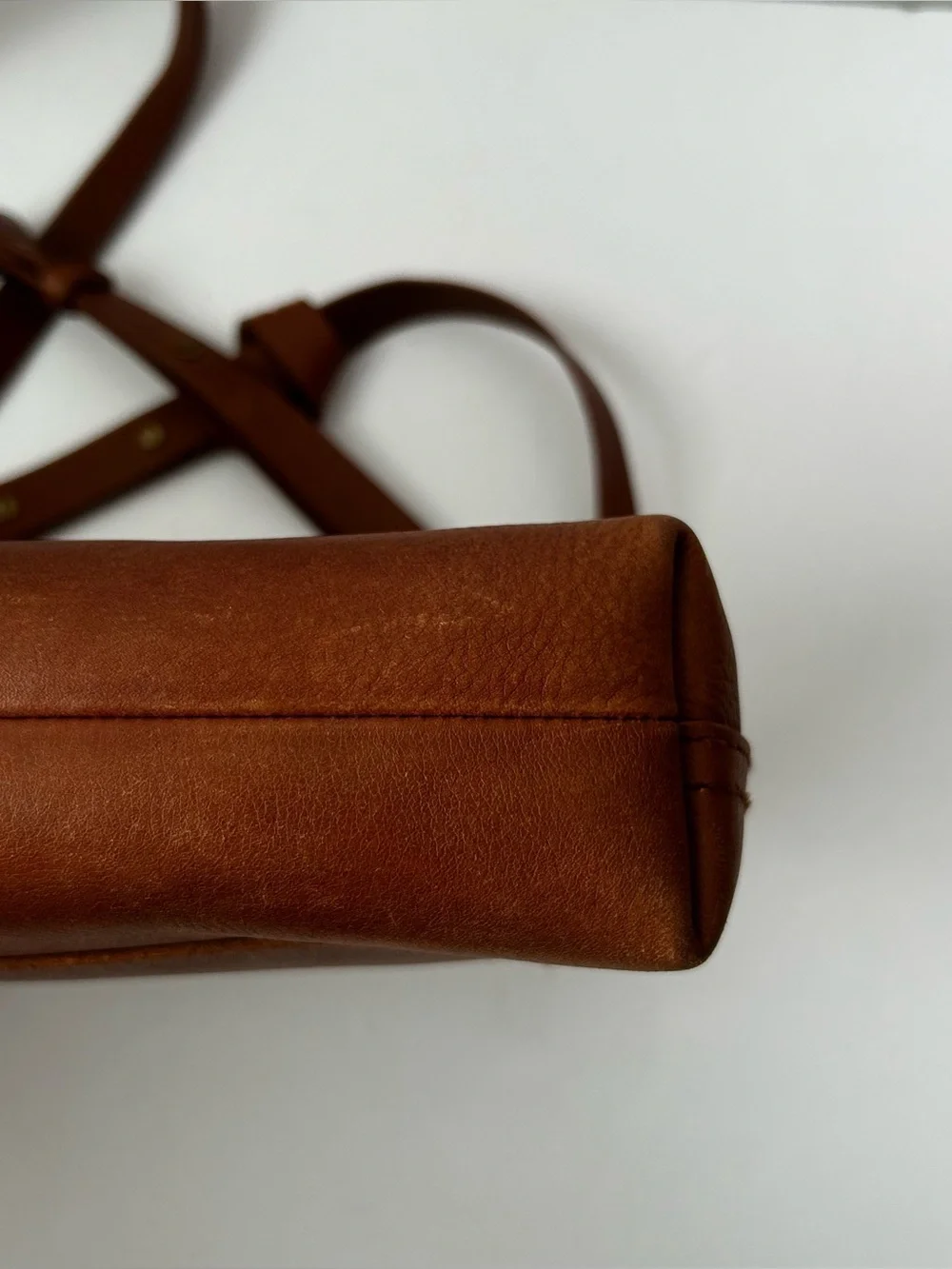 Madewell The Transport Shoulder Crossbody Bag Purse English Saddle Brown